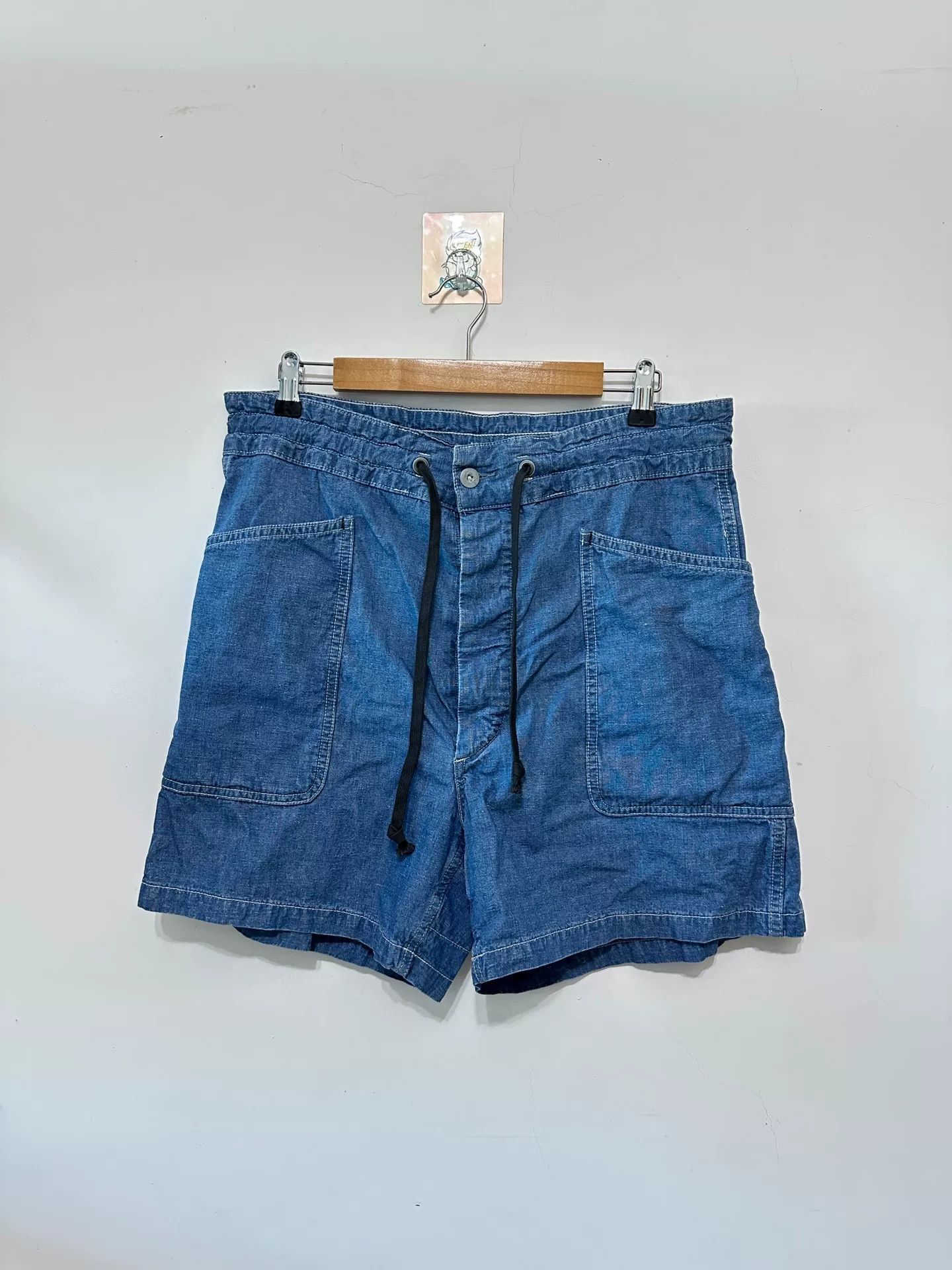 RRL Ralph Lauren RRL Ralph Lauren Men's Denim Shorts Size US 34 / EU 50 - 1 Thumbnail