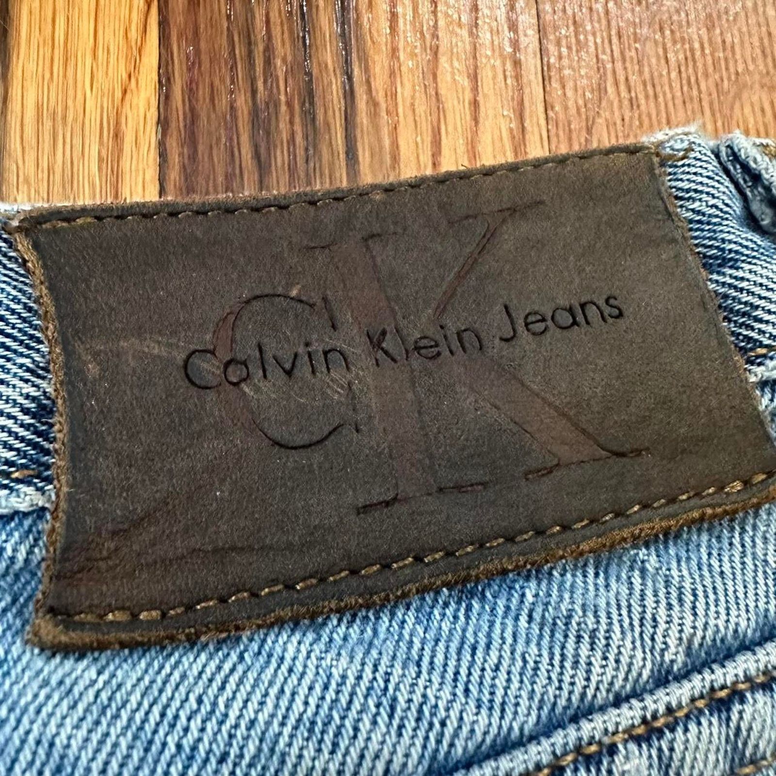 Calvin Klein × Vintage Vintage Calvin Klein Jeans Denim Cut Off Shorts size 32” Size 32" / US 10 / IT 46 - 2 Thumbnail