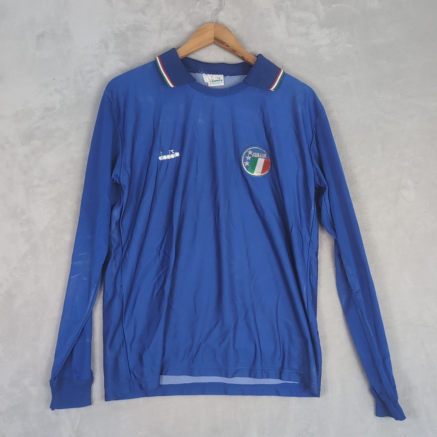Diadora ITALY 1986 HOME SHIRT FOOTBALL SOCCER JERSEY DIADORA MENS Size US L / EU 52-54 / 3 - 1 Thumbnail