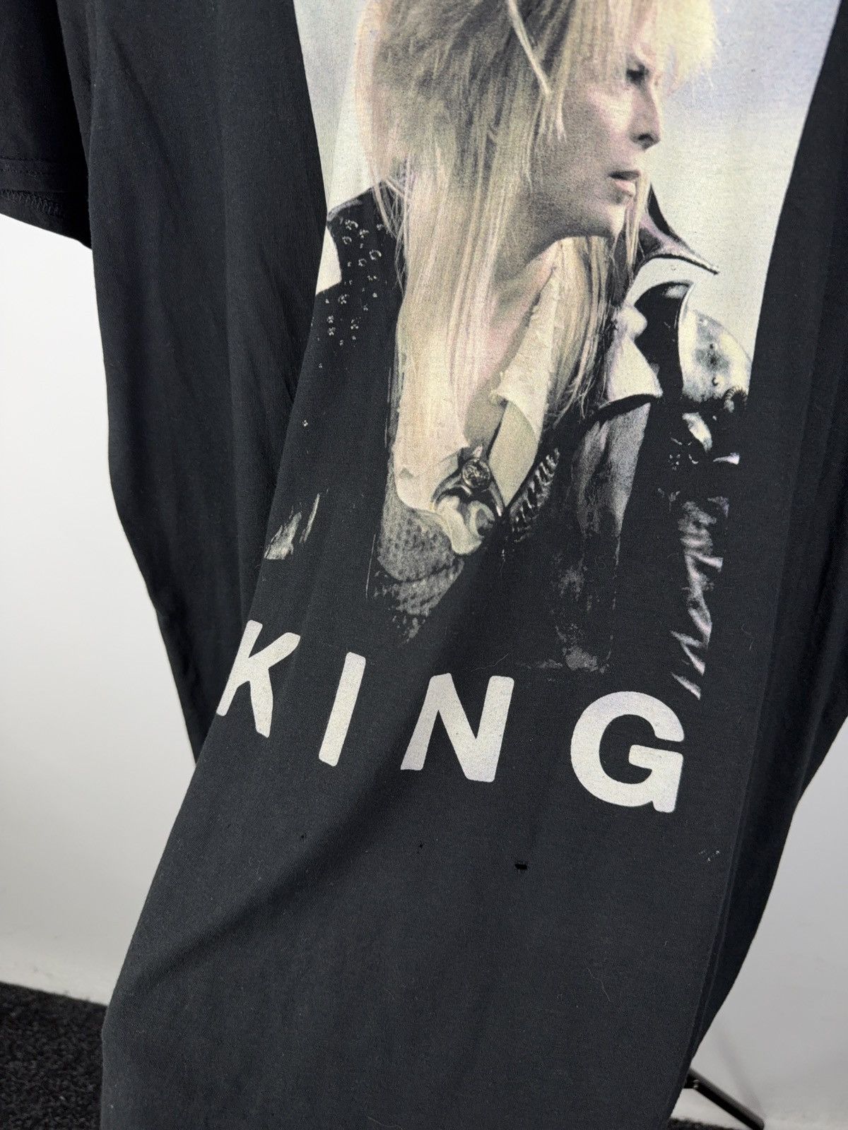 Band Tees Men's 00s Labyrinth Jareth The Goblin King Bowie T-Shirt Size US L / EU 52-54 / 3 - 4 Thumbnail