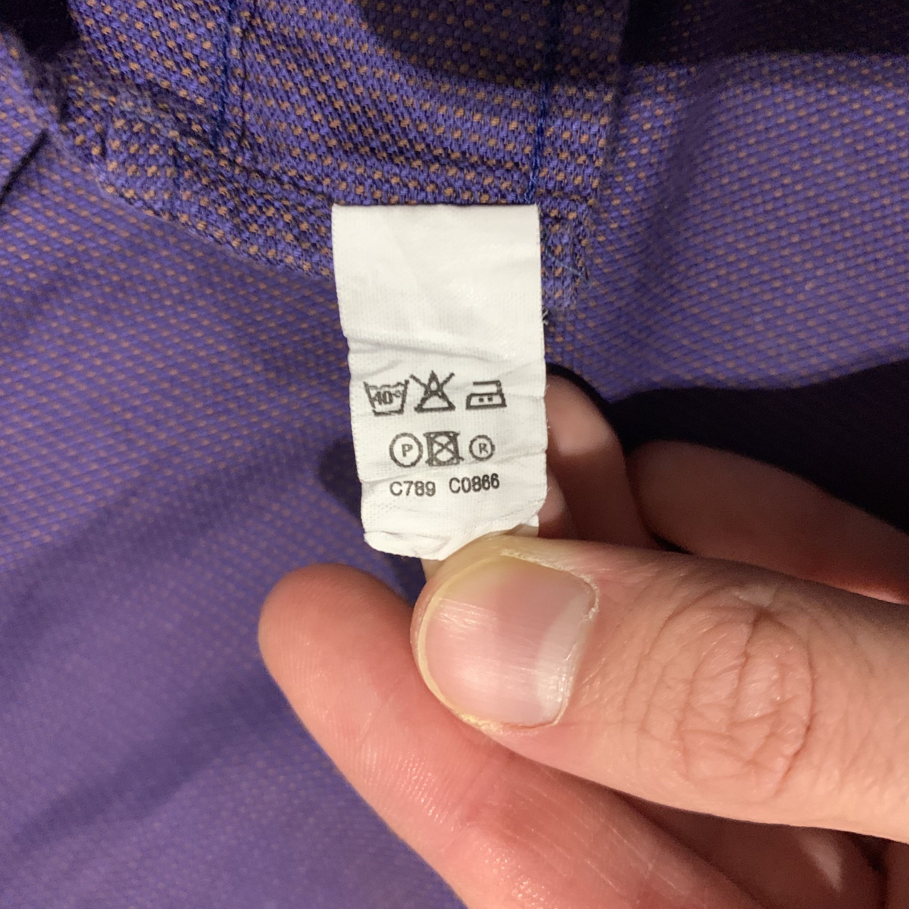 Dior Christian Dior button up shirt purple Size US L / EU 52-54 / 3 - 6 Thumbnail
