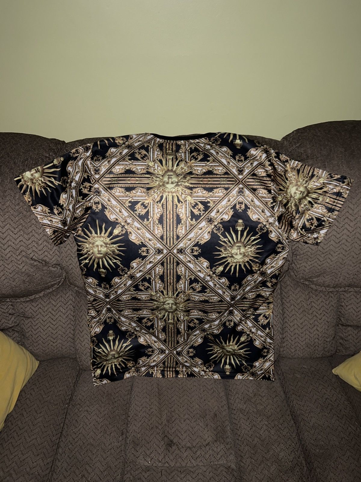 Hypebeast Baroque Gold By Drill Clothing Co. Sun All Over Tee Size US XL / EU 56 / 4 - 3 Thumbnail