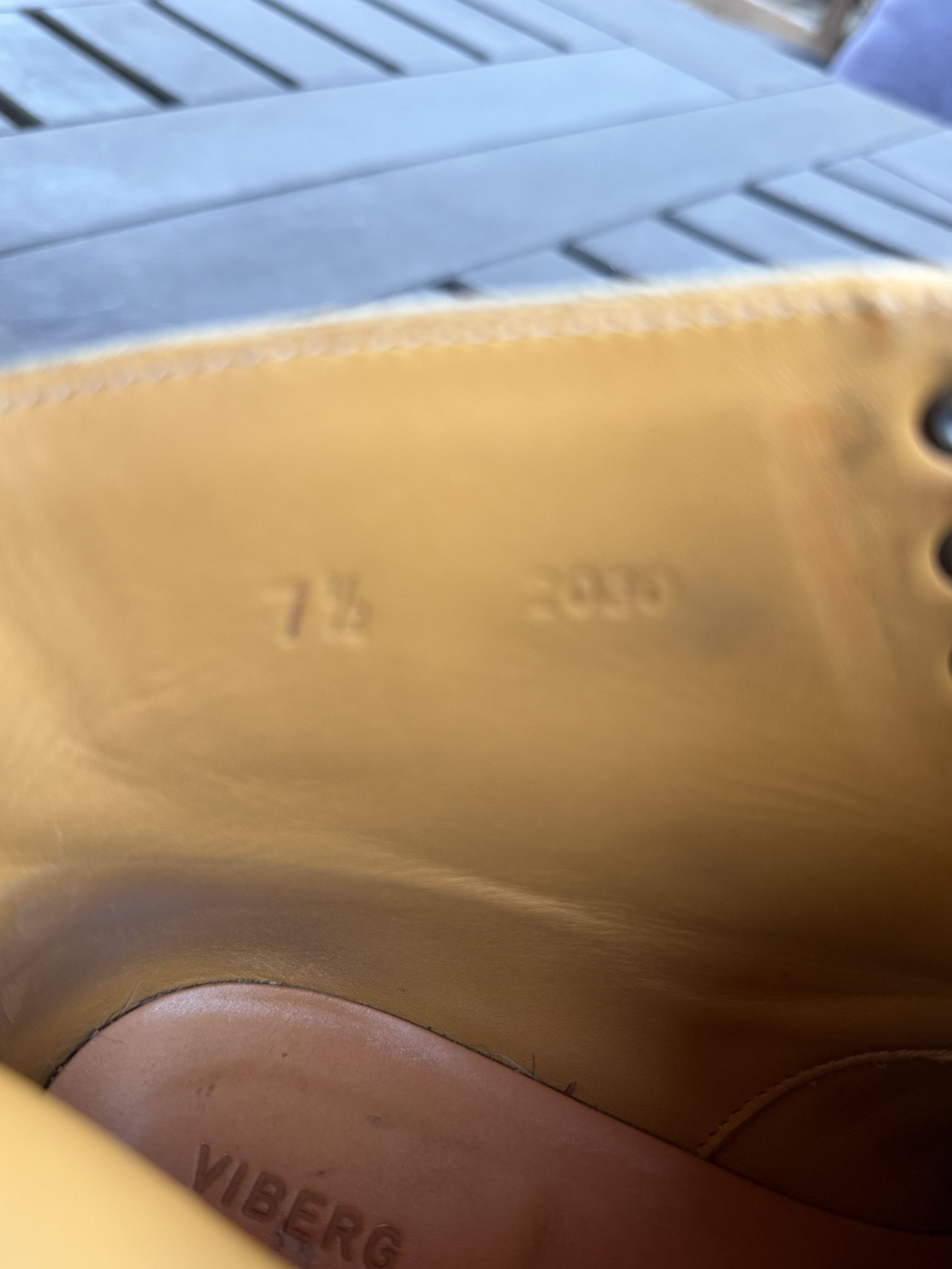 Viberg Viberg Wasabi Waxed Veltd Service Boots Mini Ripple Size US 8.5 / EU 41-42 - 7 Thumbnail