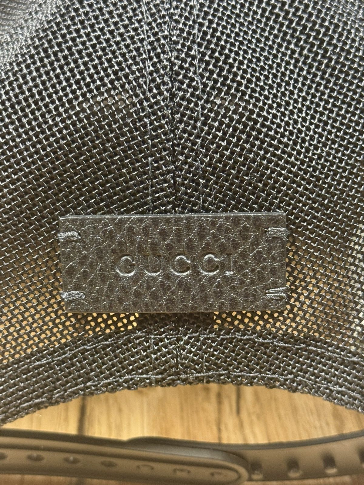 Gucci Gucci GG Supreme Monogram Mesh Trucker Hat – Black Size ONE SIZE - 6 Thumbnail