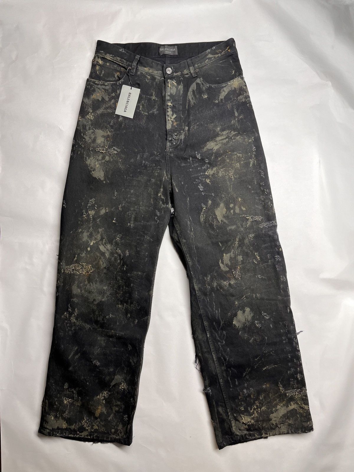 Balenciaga Balenciaga SS23 Mudshow Destroyed Denim Size US 32 / EU 48 - 1 Thumbnail