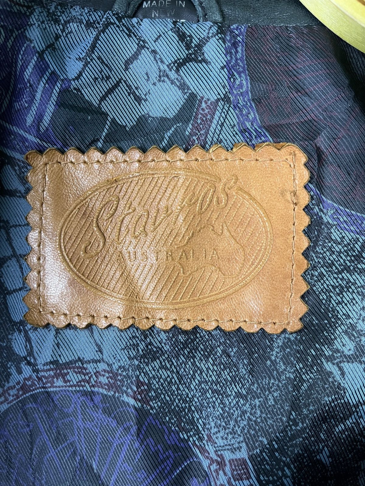 Genuine Leather × Vintage Stavros Australia Lambskin Jacket Made in New Zealand Size US S / EU 44-46 / 1 - 11 Thumbnail
