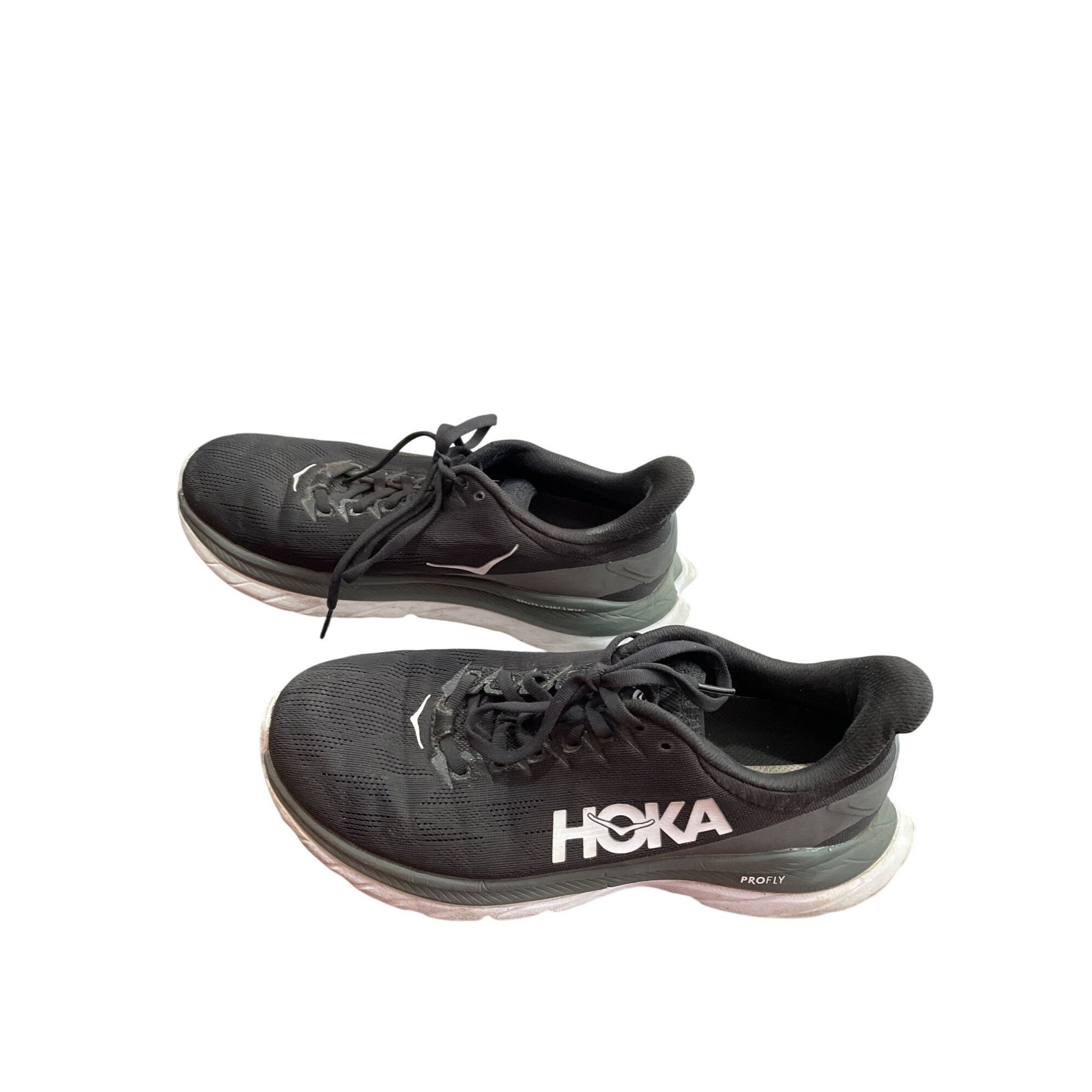 Hoka Hoka Mach 4 Profly Mens black white running shoes Size 9.5B Size US 9.5 / EU 42-43 - 4 Thumbnail