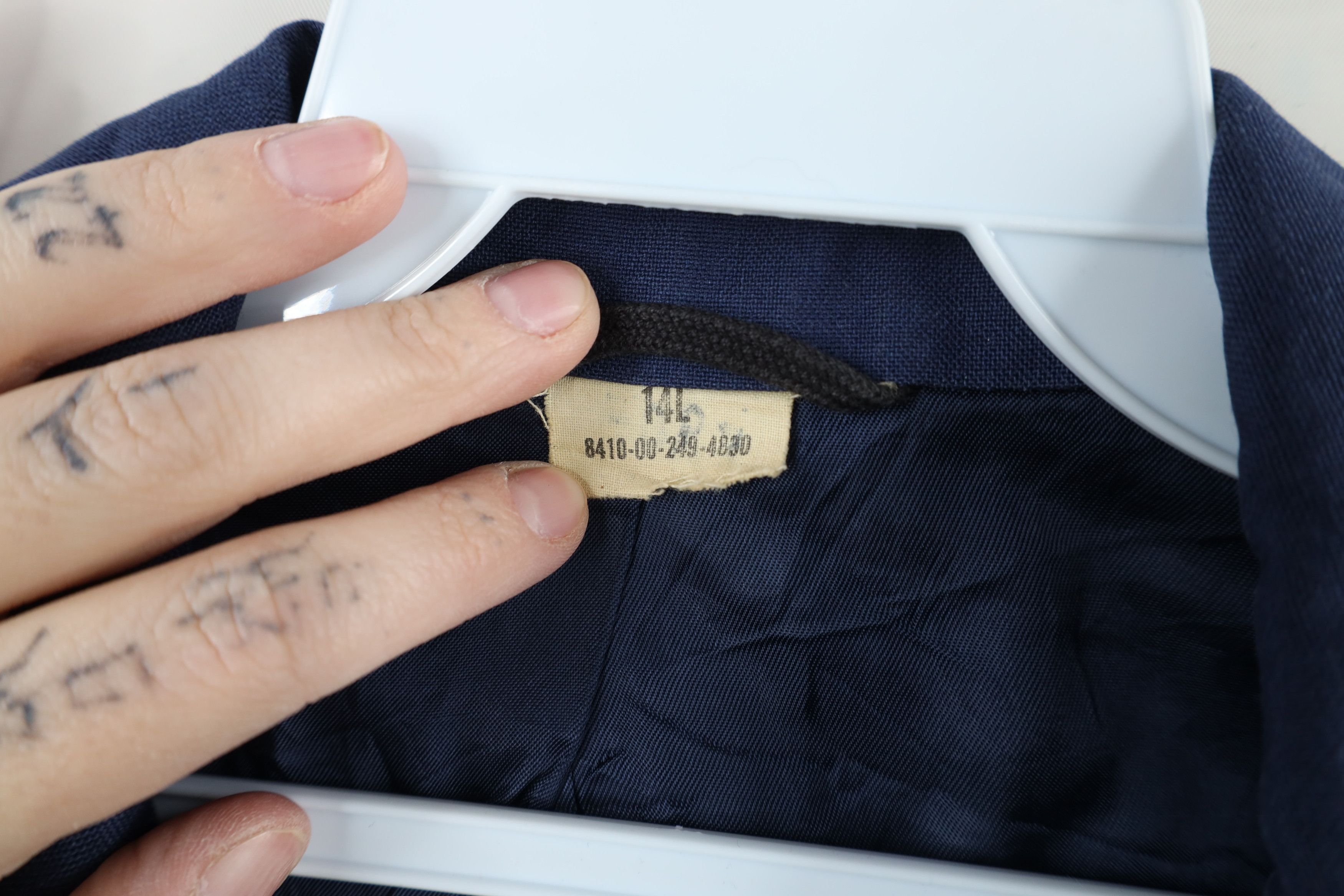 Vintage Vintage 70s Vietnam War 10oz Blue 1549 Military Jacket USA Size XL / US 12-14 / IT 48-50 - 10 Thumbnail