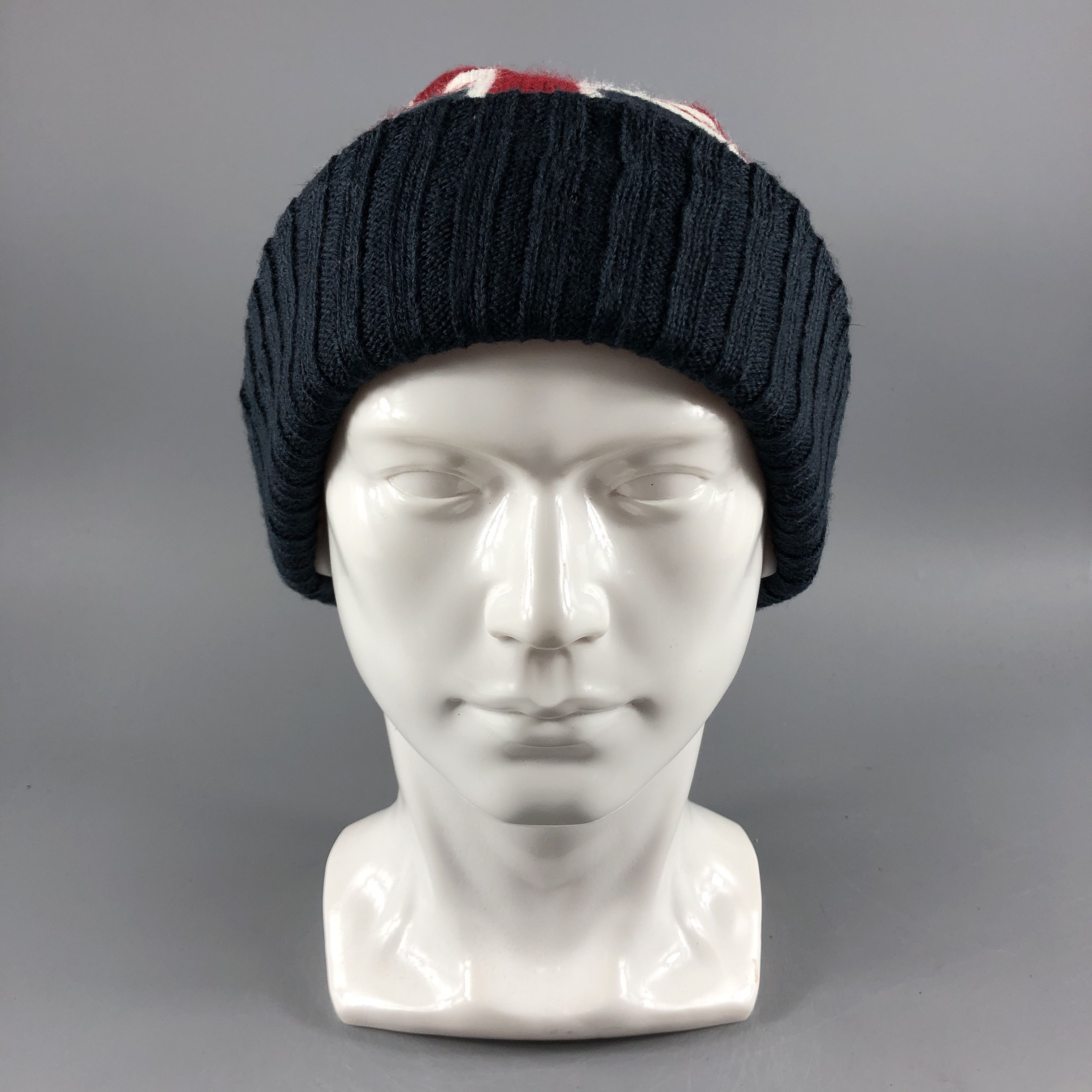 image of Vintage Castano Hats Union Flag Beanie Snow Hat Snow Cap B313, Men's