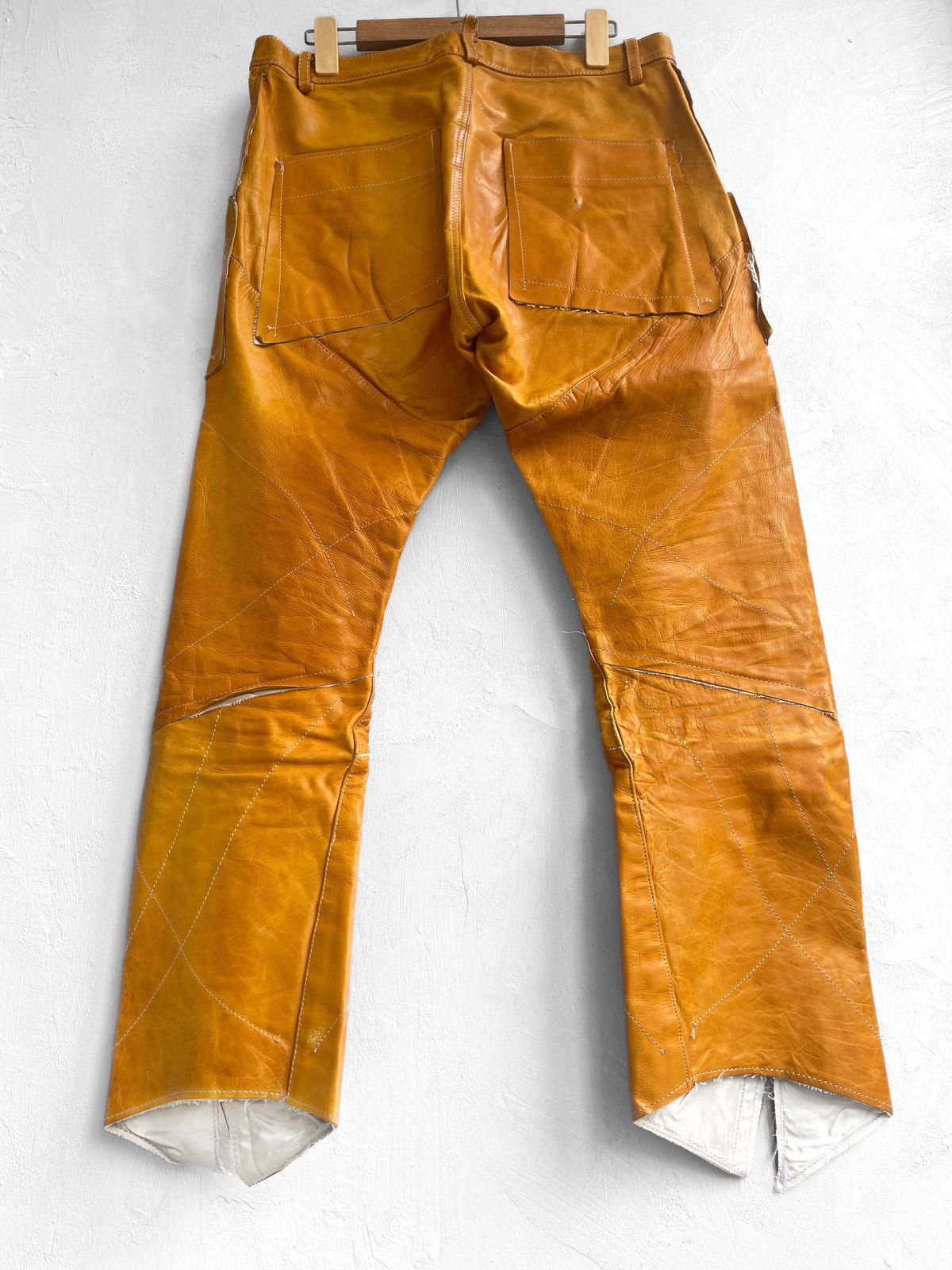 Sulvam Sulvam AW17 Amber Calf Leather Pants Size US 32 / EU 48 - 7 Thumbnail