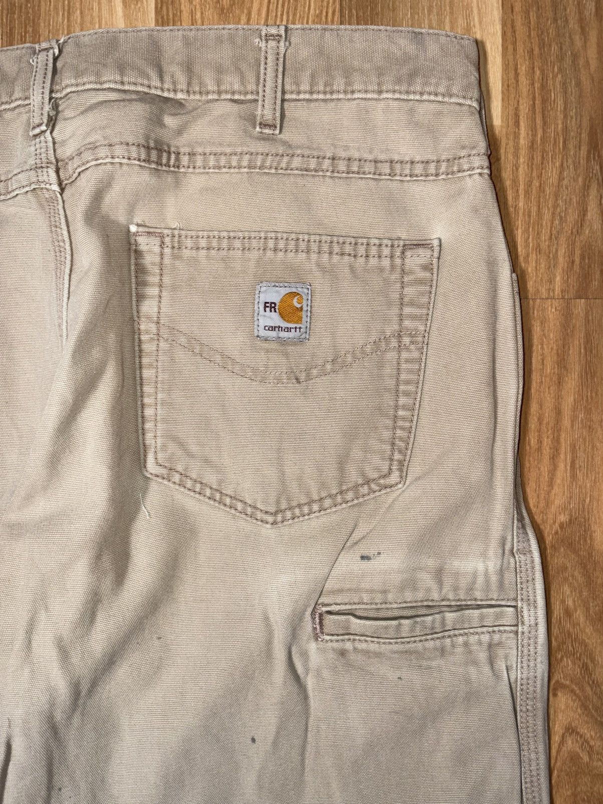 Carhartt Carhartt FR Rugged Flex Canvas Work Pants CAT 2 / NFPA 2112 Size US 36 / EU 52 - 8 Thumbnail