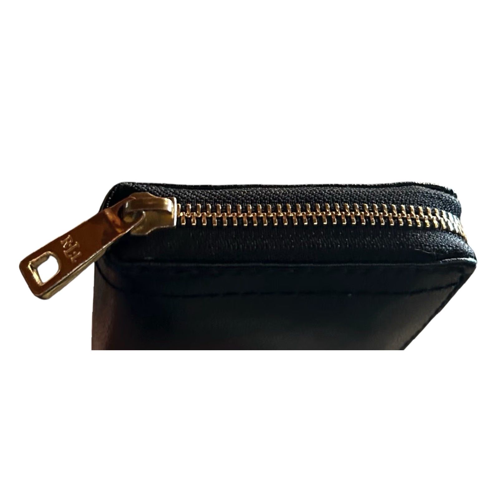 Ralph Lauren Lauren Ralph Lauren Wallet Women Full Zip Leather Credit Card Black Large Vintage? No Size ONE SIZE - 5 Thumbnail
