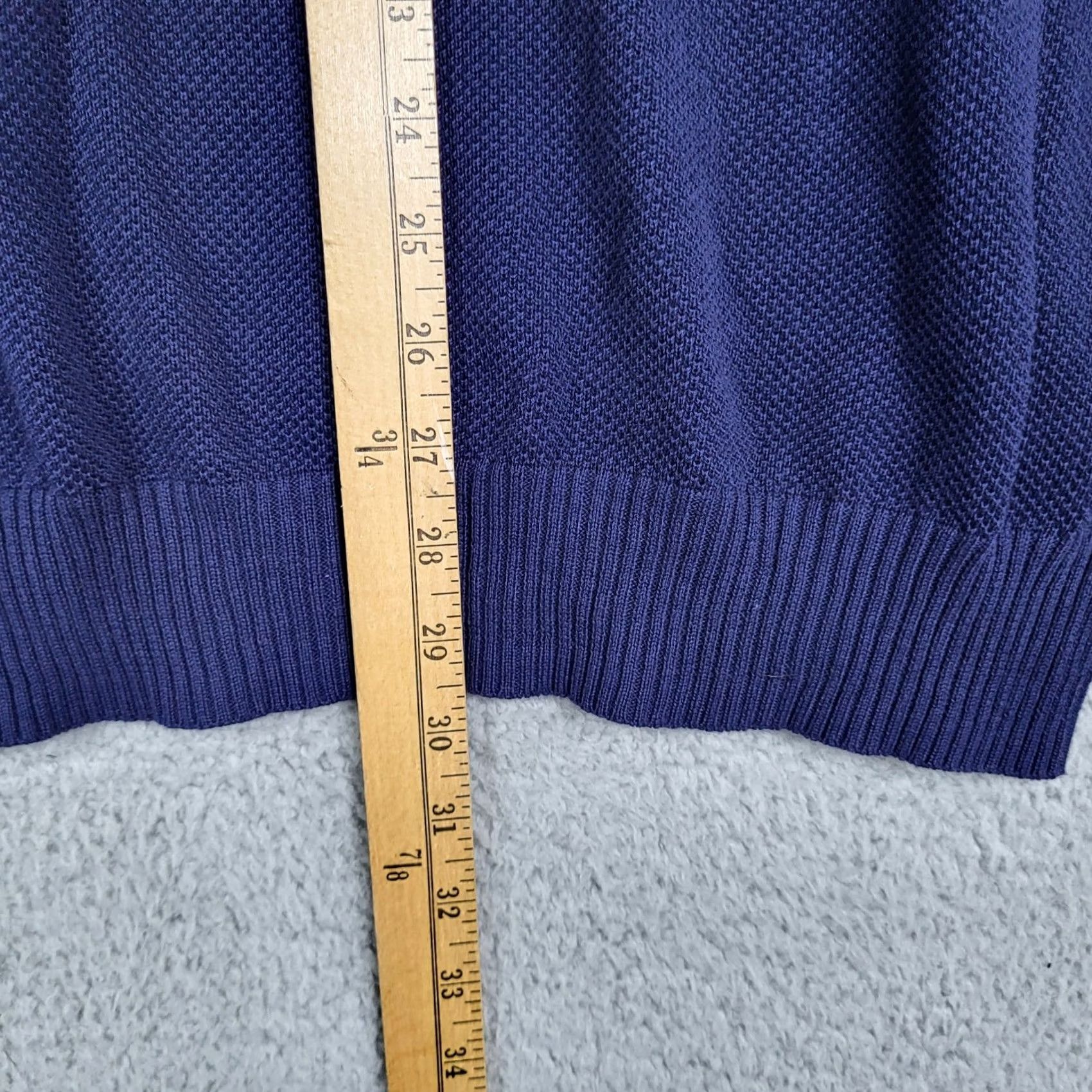 Club Room Club Room Men’s Navy Blue 1/4 Zip Long Sleeve Solid Cotton Sweater L New Size US L / EU 52-54 / 3 - 5 Thumbnail