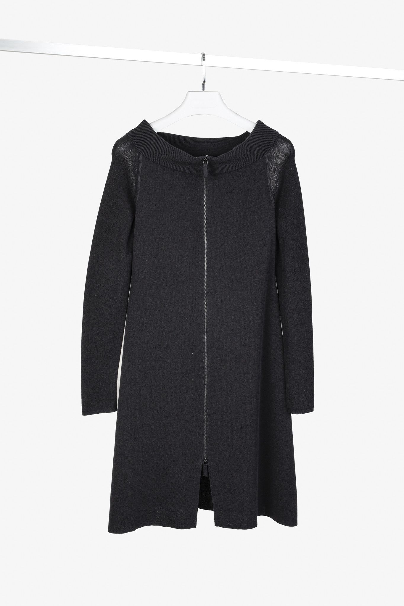 Annette Gortz Annette Gortz Long Zip Fit-and-Flare Cardigan, Size M Size M / US 6-8 / IT 42-44 - 1 Thumbnail