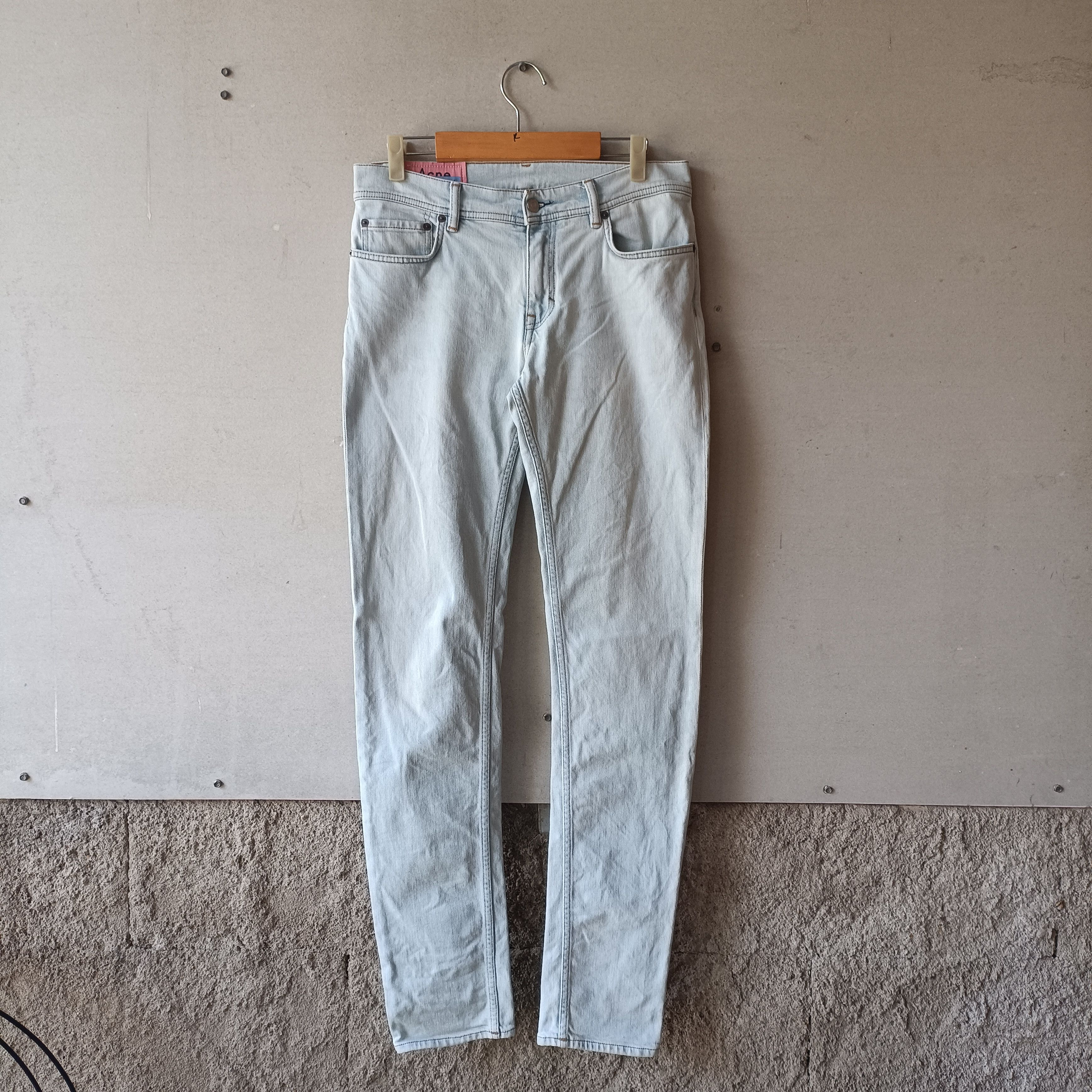 Acne Studios Acne studios bla konst Blue Wash Skinny Jeans Size 32" / US 10 / IT 46 - 1 Thumbnail