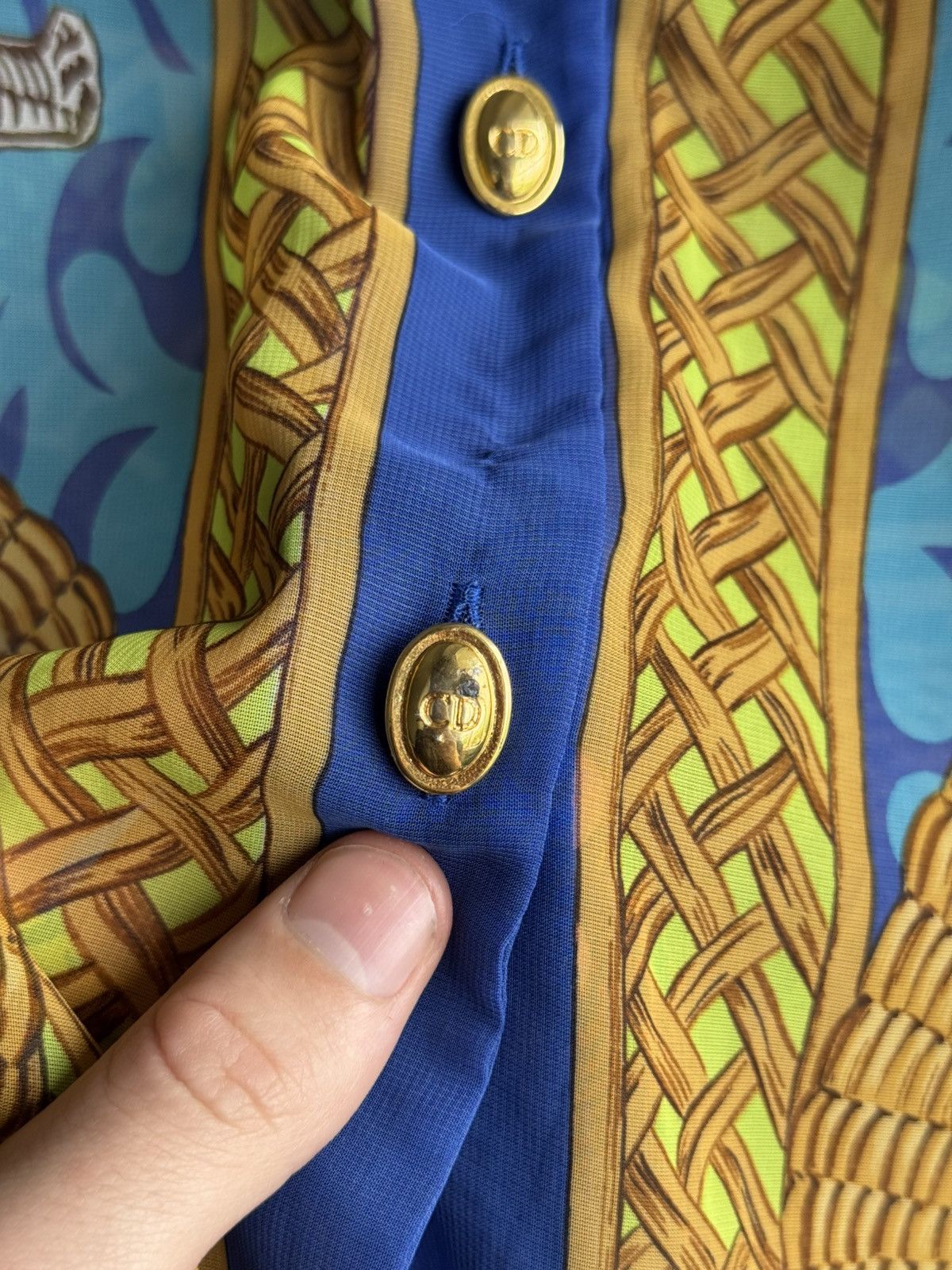 Christian Dior Monsieur 🔥Rare🔥 Vintage Christian Dior 90’s jungle print silk shirt Size US M / EU 48-50 / 2 - 14 Thumbnail