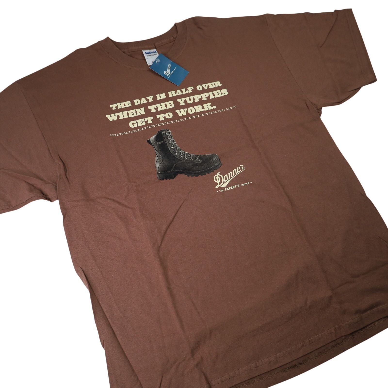 Danner × Vintage NWT Danner Boots Graphic T Shirt Size US XL / EU 56 / 4 - 3 Thumbnail