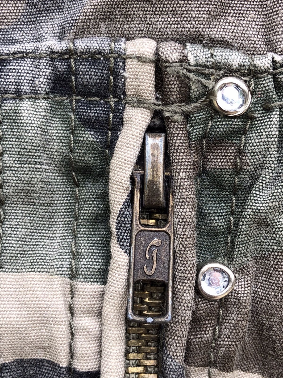 If Six Was Nine Malanalove Co Multiy Pocket Zipper Camo With Stud Size US 28 / EU 44 - 10 Thumbnail