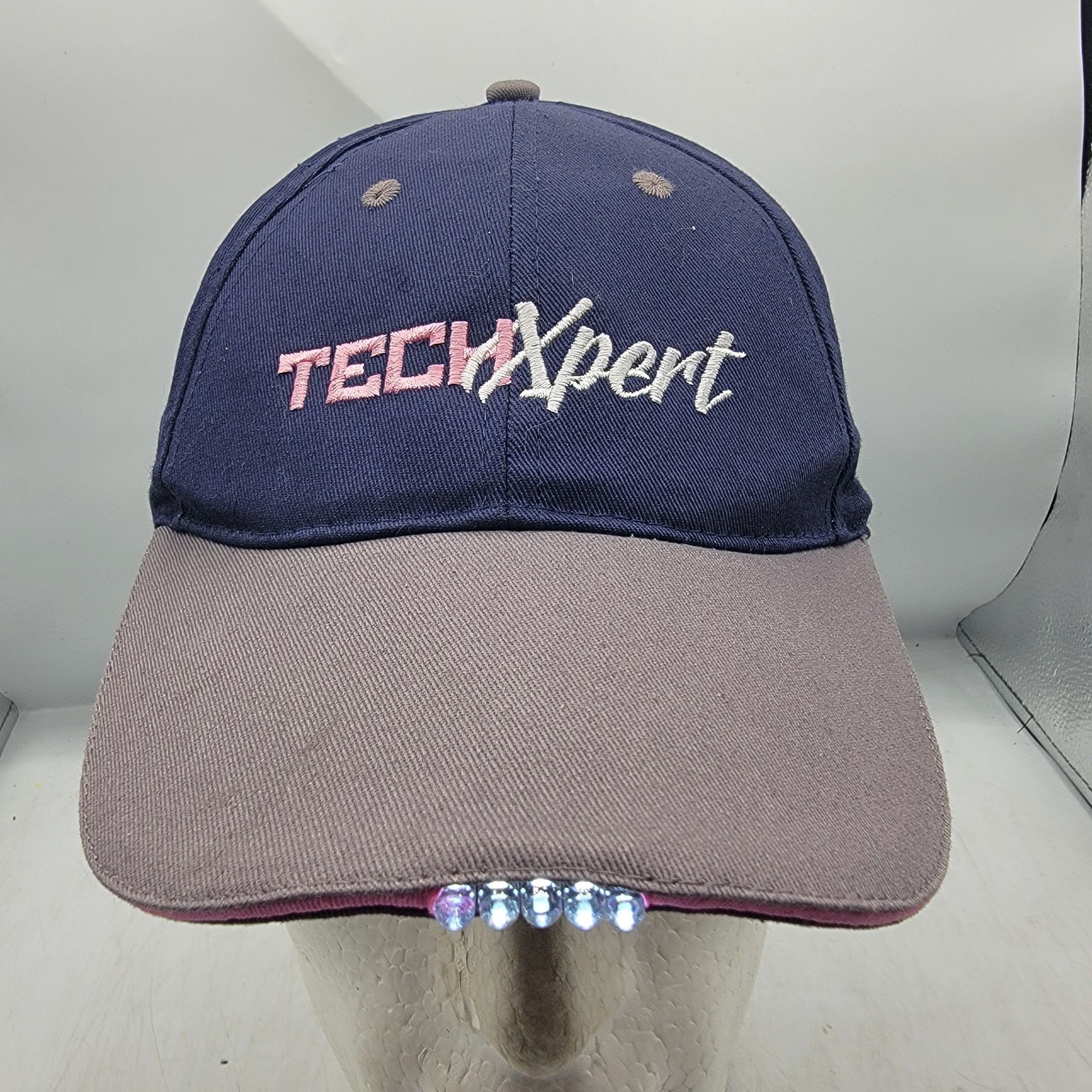 Other TechXpert AutoNation Drive Pink LED Light Hat Blue Mechanic Size ONE SIZE - 1 Thumbnail