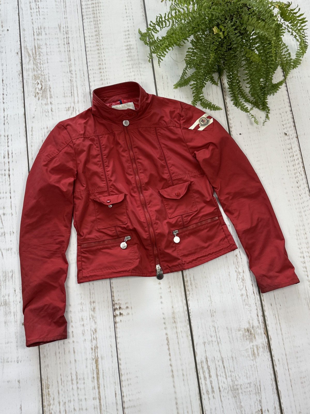 Moncler × Vintage Moncler Racing Jacket Vintage Patch Size S / US 4 / IT 40 - 1 Thumbnail