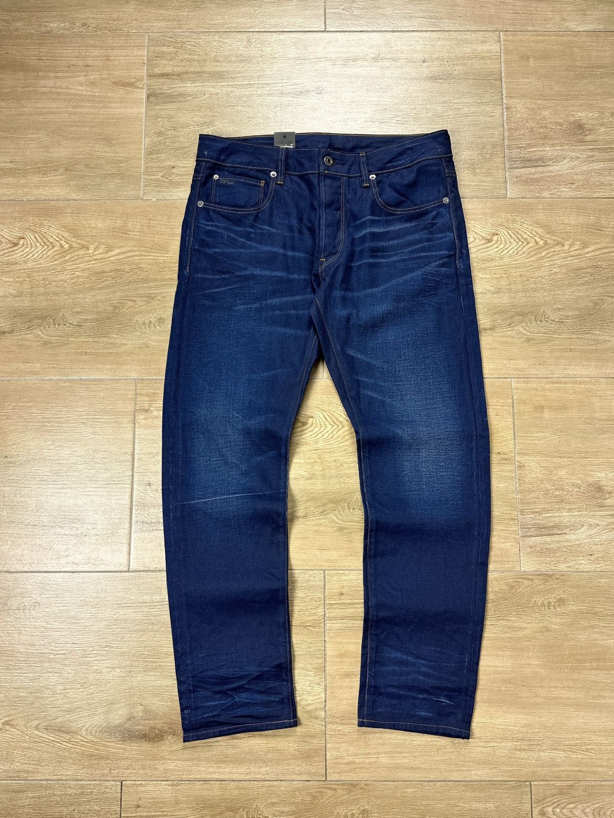 G-Star NEW🏷️ G-Star Raw 3301 Slim Denim Jeans Size US 32 / EU 48 - 1 Thumbnail