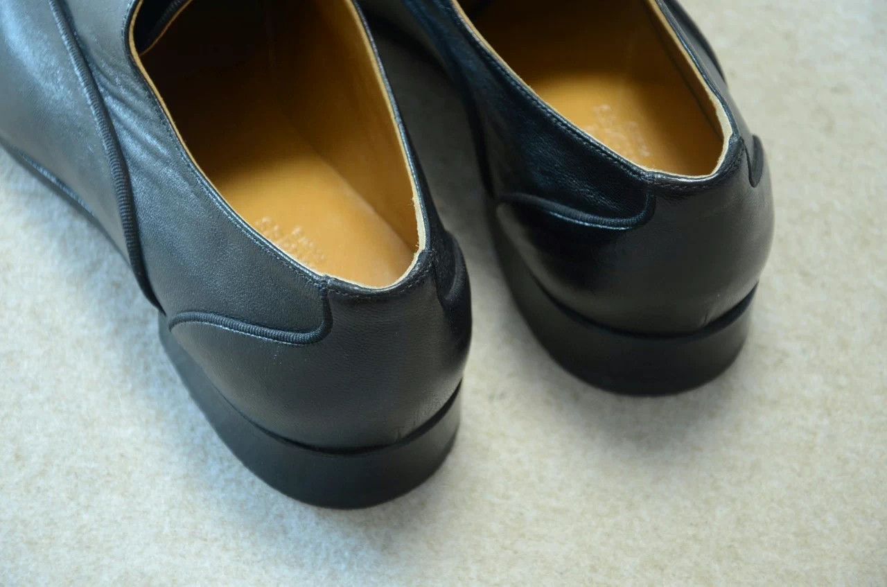 Hermes Hermes Black Leather Sole Derby Shoes 41 EU Size US 8 / EU 41 - 5 Thumbnail