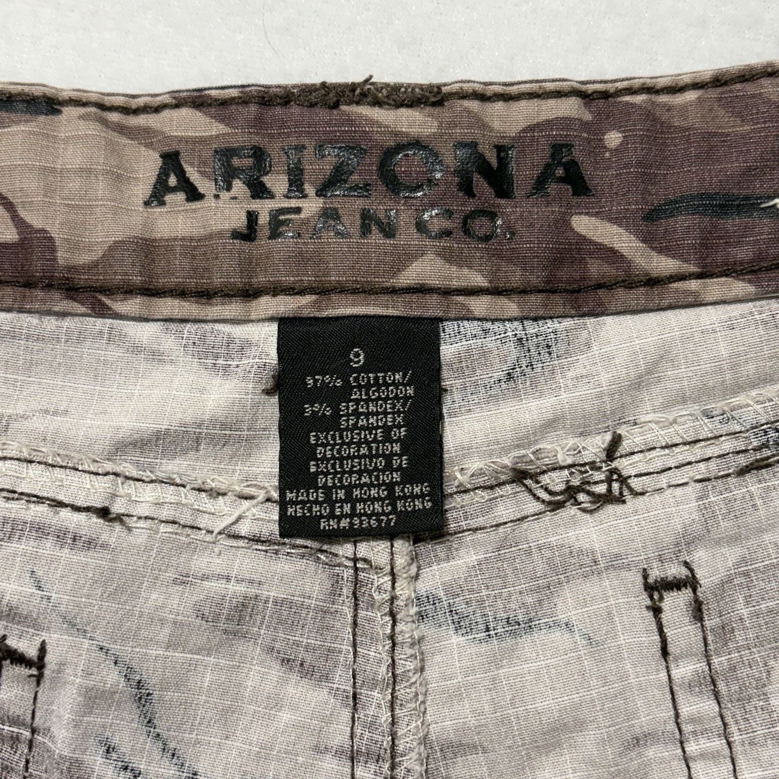 Other Arizona Jean Co 9 Camo 3" Inseam Shorts Flat Front 33" Waist Size 30" / US 8 / IT 44 - 4 Thumbnail