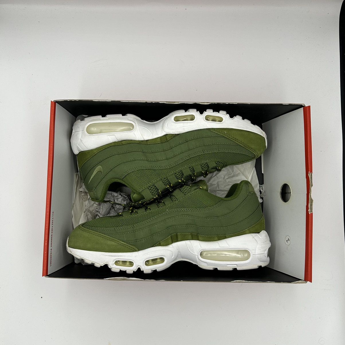 Size US9 - Nike X Stussy Air Max 95 Olive 2016