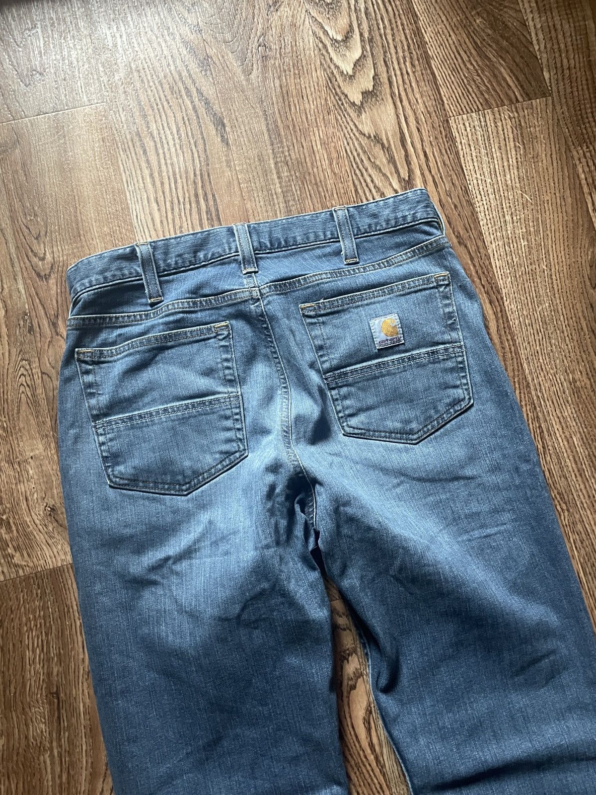 Carhartt Vintage Carhartt Jeans Mud Washed Baggy Faded 90s Japanese Size US 32 / EU 48 - 3 Thumbnail