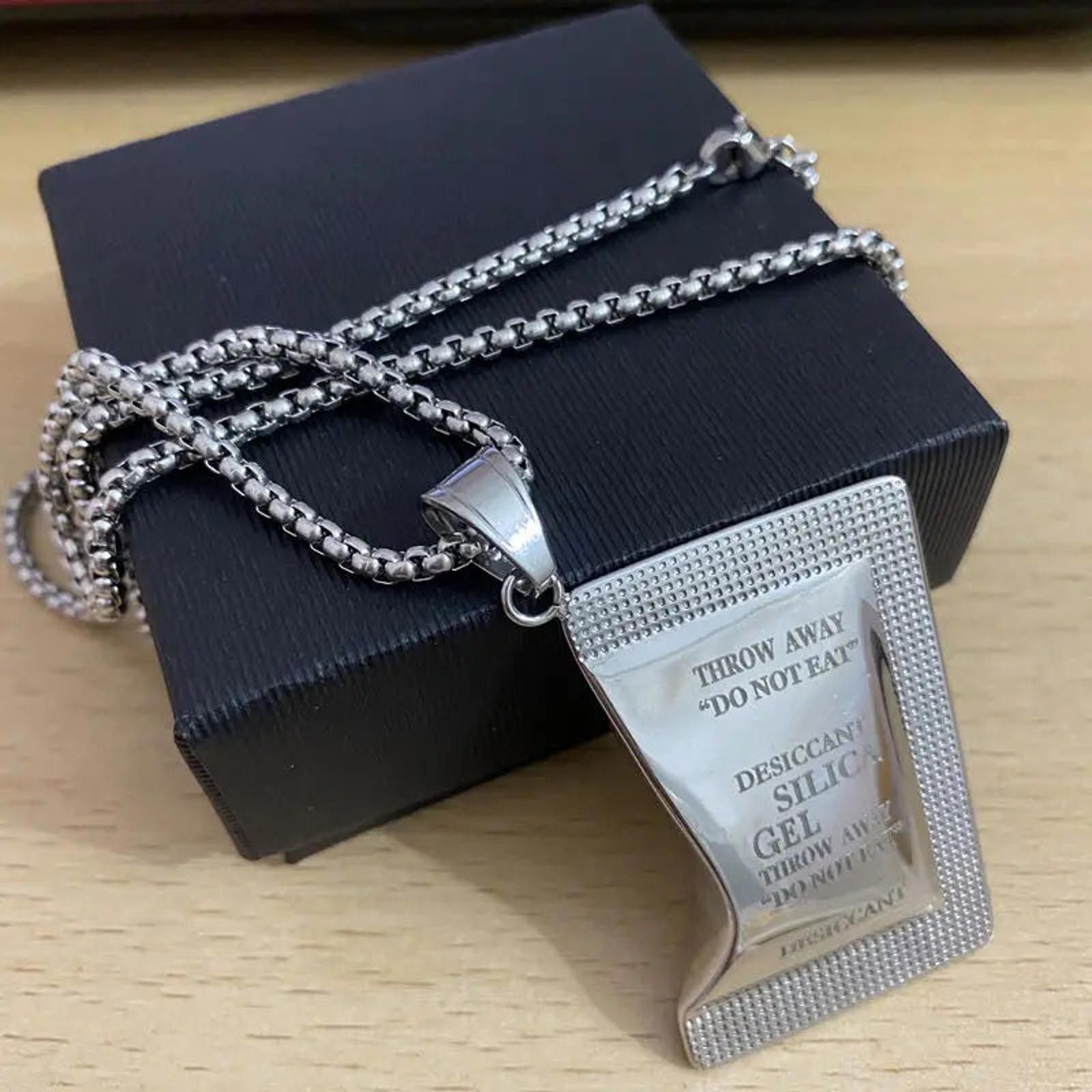 Jewelry Titanium Steel Silica Gel Necklace - Unique Pendant Size ONE SIZE - 2 Thumbnail