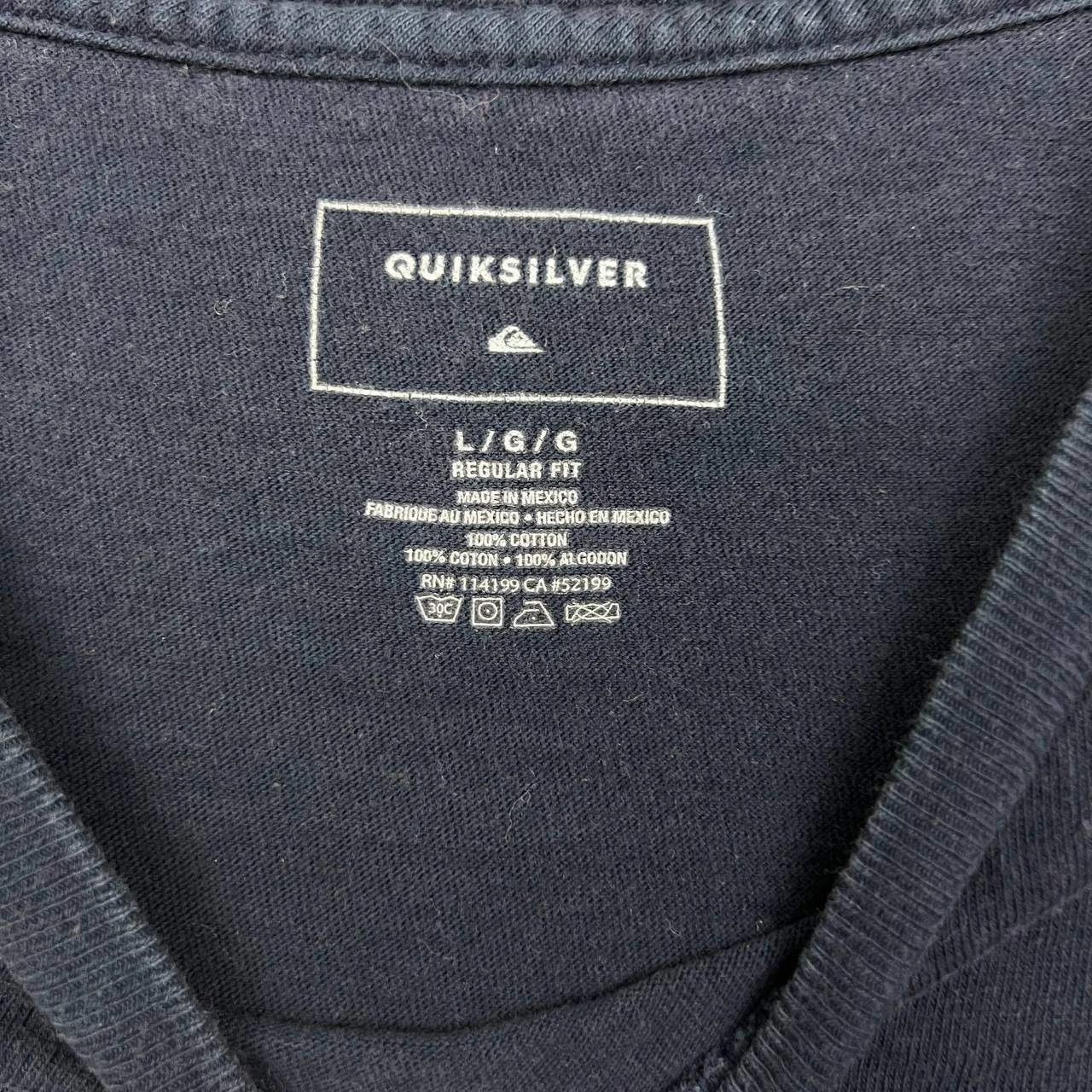 Quiksilver Quiksilver Shirt Men Black Regular Fit Crew Neck Cotton L Size US L / EU 52-54 / 3 - 5 Thumbnail
