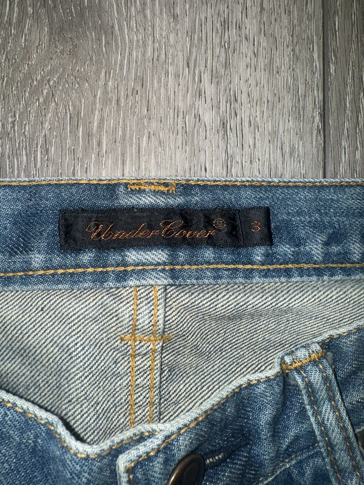 Japanese Brand × Undercover Underdover Hearts Denim AW05 Size US 30 / EU 46 - 5 Thumbnail