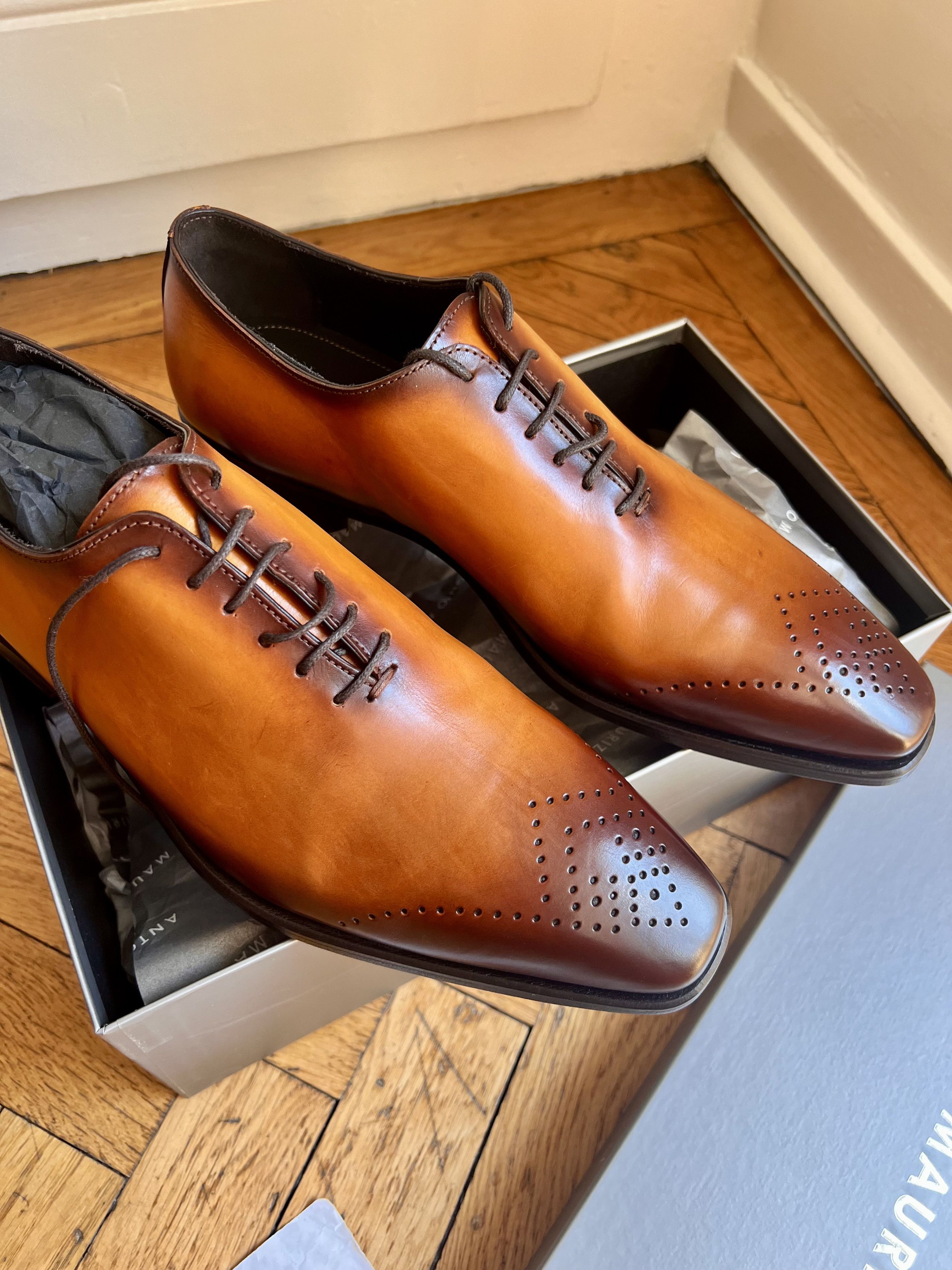 Antonio Maurizi New Wholecut oxford brogue sz 42 / us9 Size US 9 / EU 42 - 5 Thumbnail