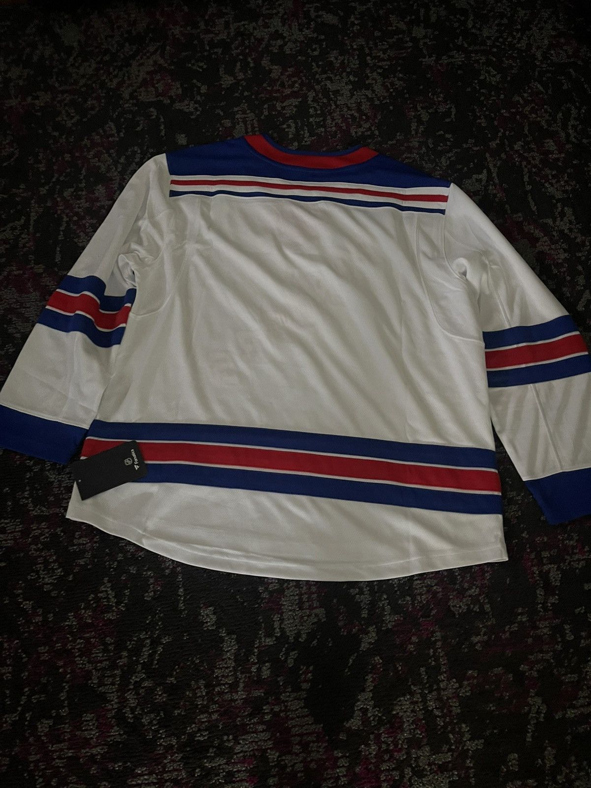 NHL New York Rangers White Jersey Size US XL / EU 56 / 4 - 5 Thumbnail