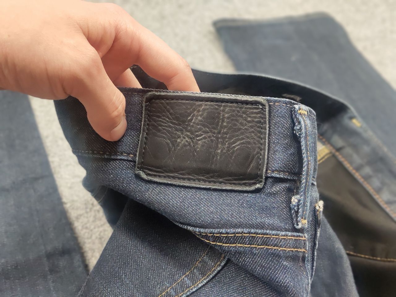 Edwin Edwin Vintage Japan Selvedge Distressed Denim Jeans ES505S Size US 33 - 15 Thumbnail