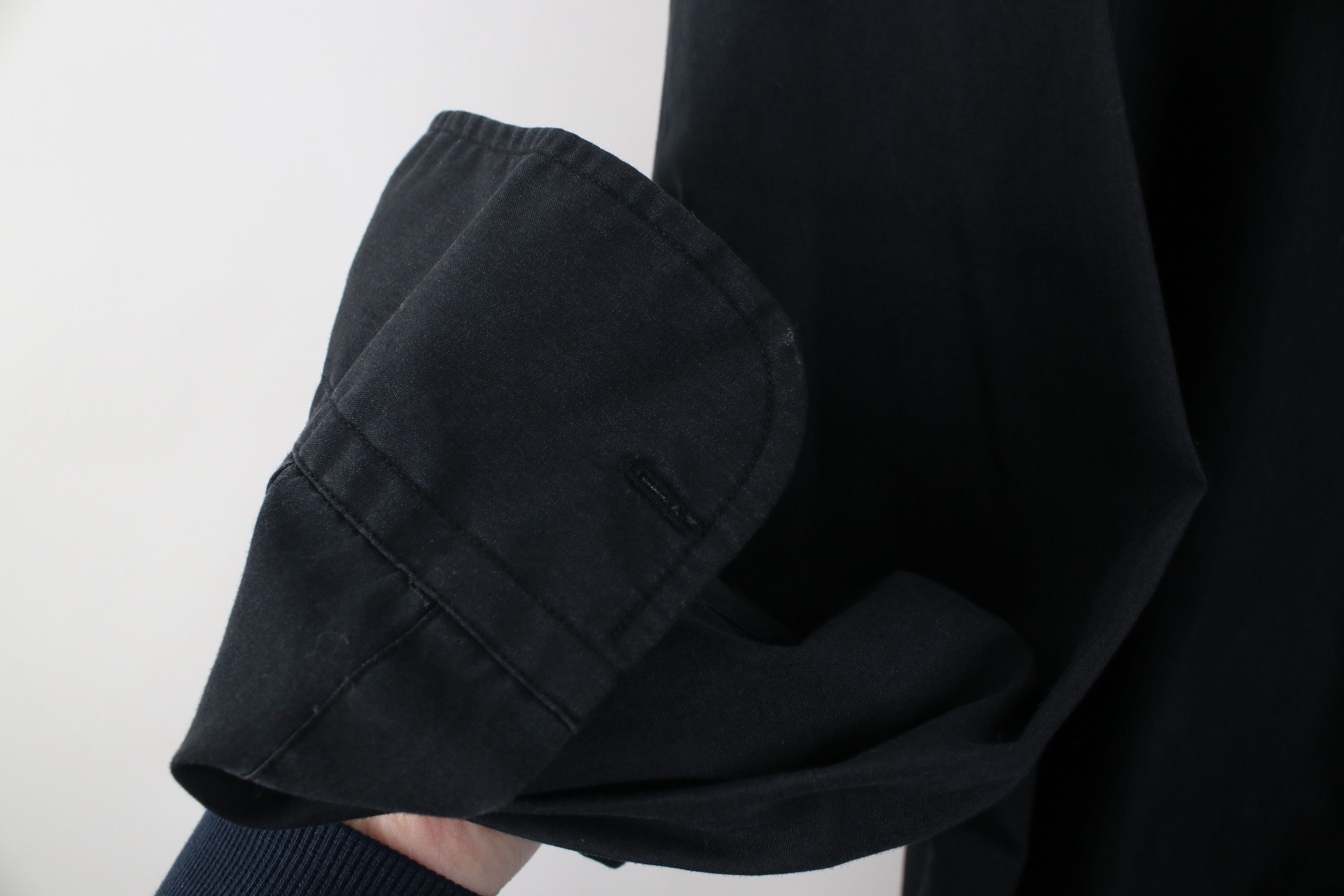 Vintage Vintage 90s Yves Saint Laurent YSL Button Shirt Black Size US M / EU 48-50 / 2 - 6 Thumbnail