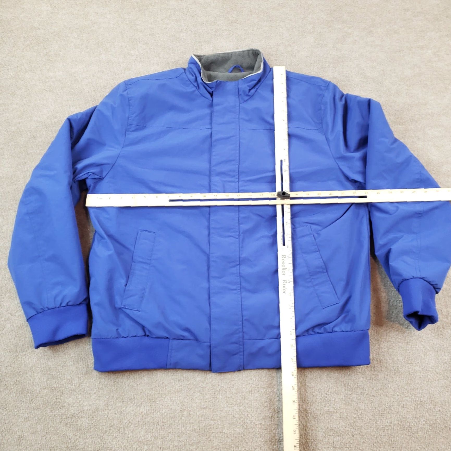 Lands' End Lands End Mens Blue Bomber Jacket Full Zip Winter Softshell Lined Water Resistant Large Size US L / EU 52-54 / 3 - 2 Thumbnail