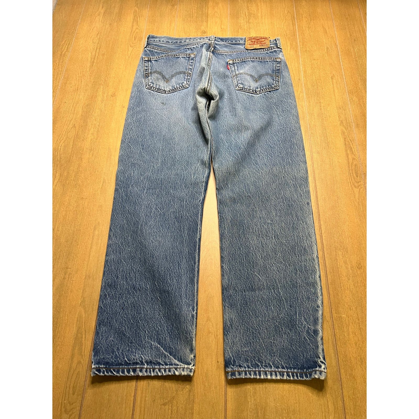 Levi's Levi’s 501 Jeans Men Straight Leg Denim Actual Size 34x28 Size US 36 / EU 52 - 6 Thumbnail
