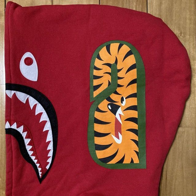 Bape BAPE Shark Full Zip Hoodie black camo x red a bathing ape Size US XXL / EU 58 / 5 - 6 Thumbnail