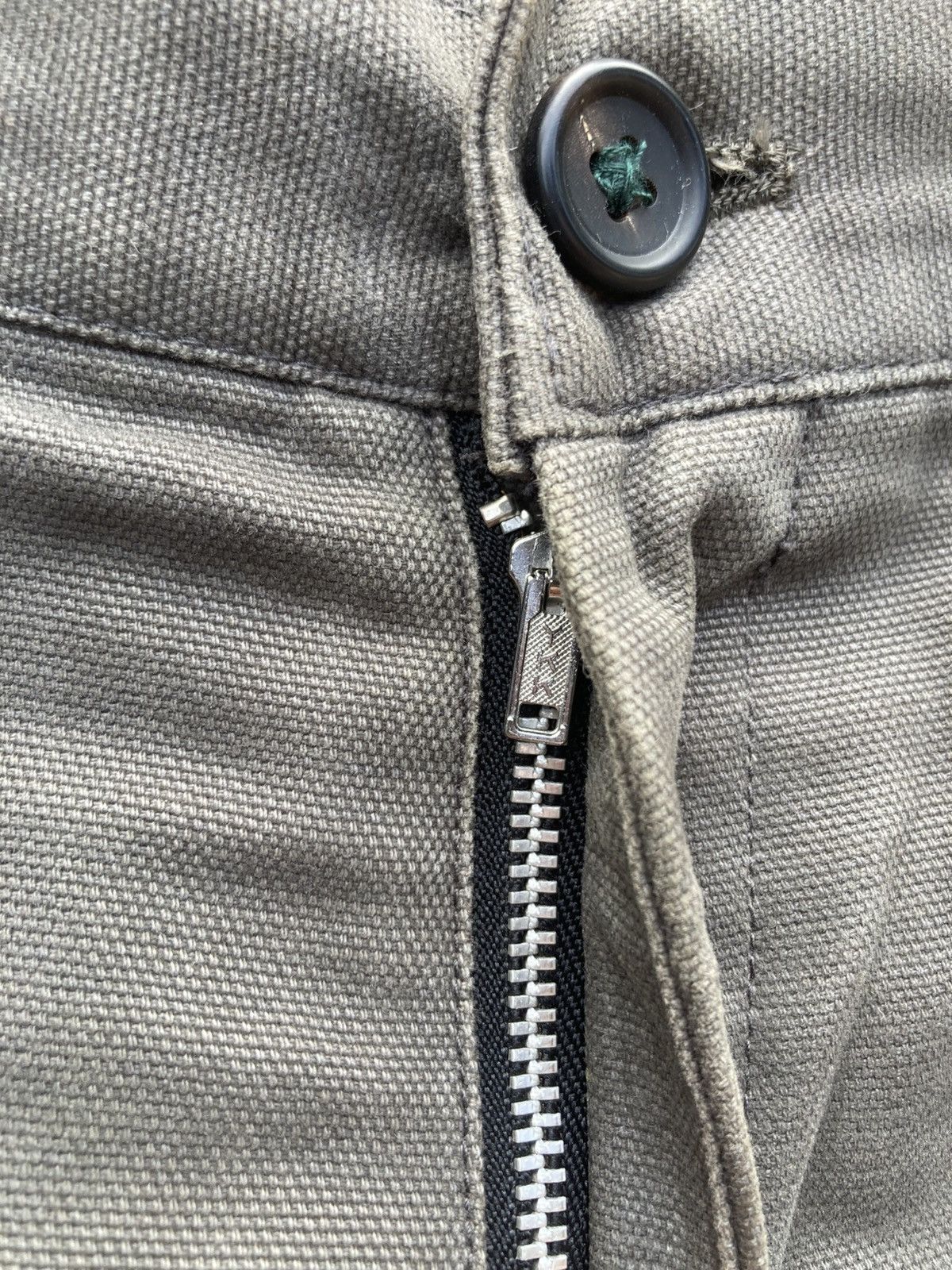 Yohji Yamamoto Y's Yohji Yamamoto Green/Grey Khaki Pockets Casual Pants Size US 31 - 11 Thumbnail