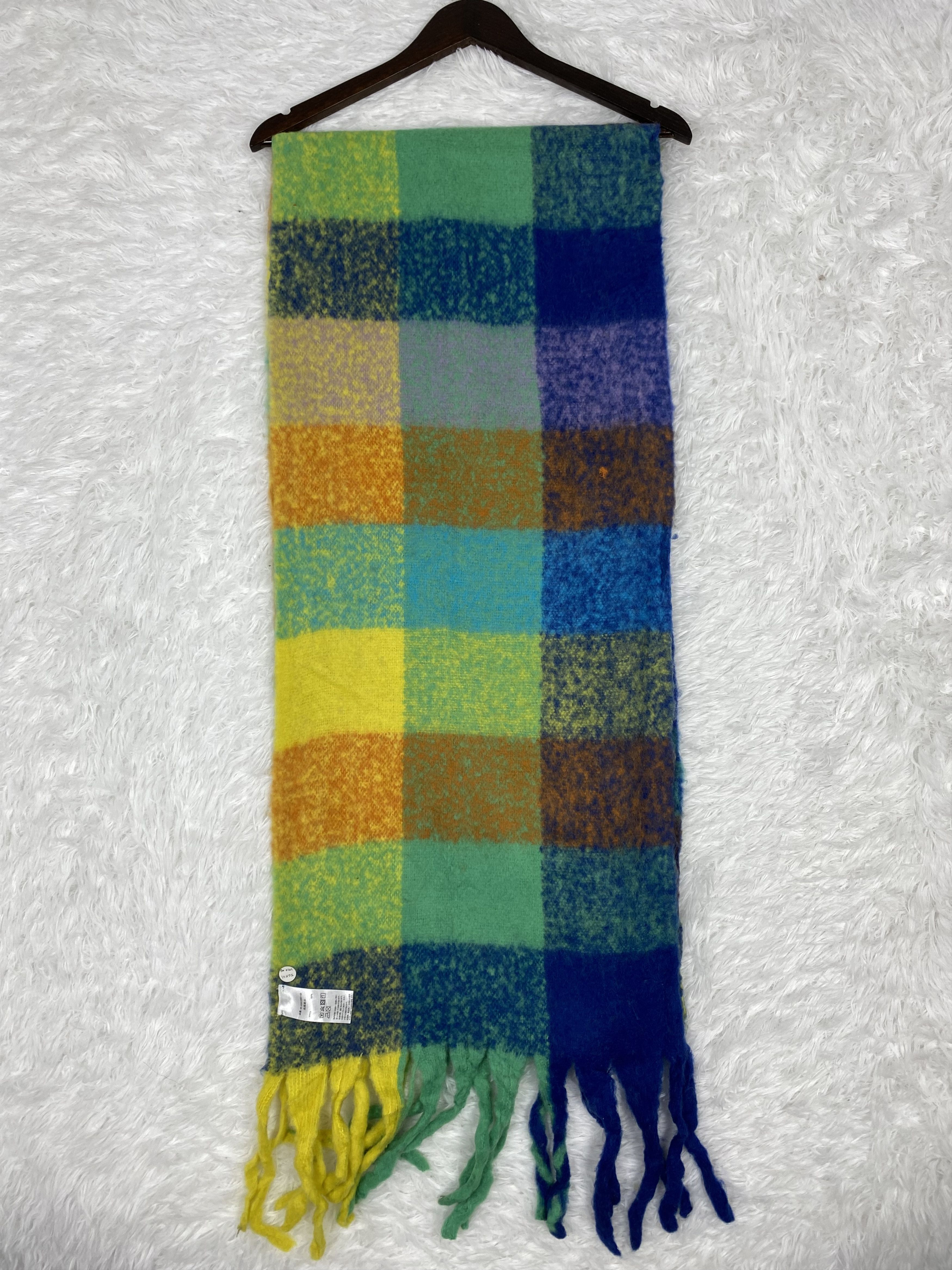 Japanese Brand Vintage Mohair Scarf / Muffler Neckwear PM0101 Size ONE SIZE - 6 Thumbnail