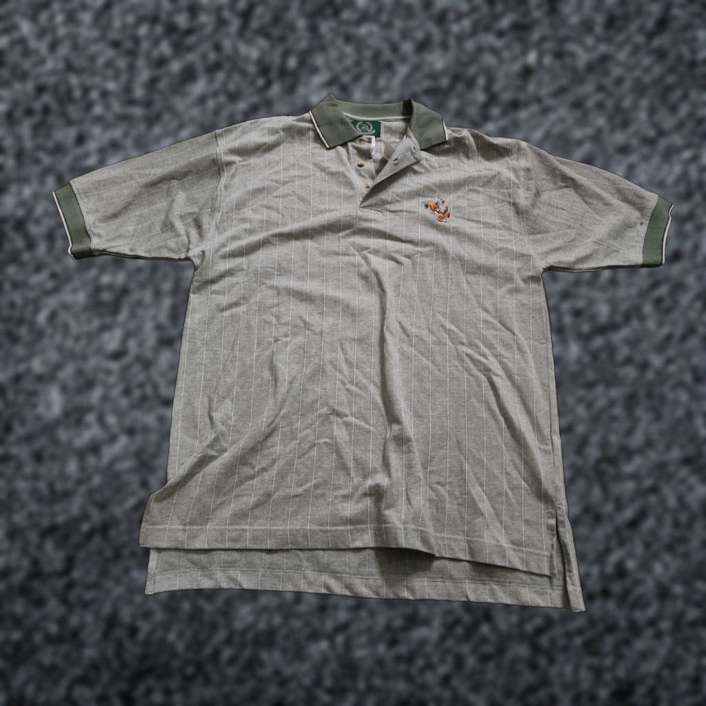 Disney VINTAGE Disney Golf Collection Tigger Embroidered Polo Shirt Green Mens Medium Size US M / EU 48-50 / 2 - 1 Thumbnail
