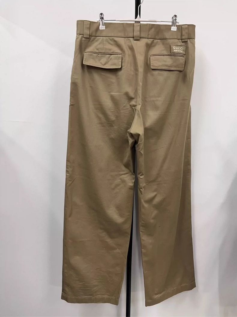 Gucci Gucci Khaki Cargo Work Pants SS24-2505 Size US 44 / EU 60 - 2 Thumbnail