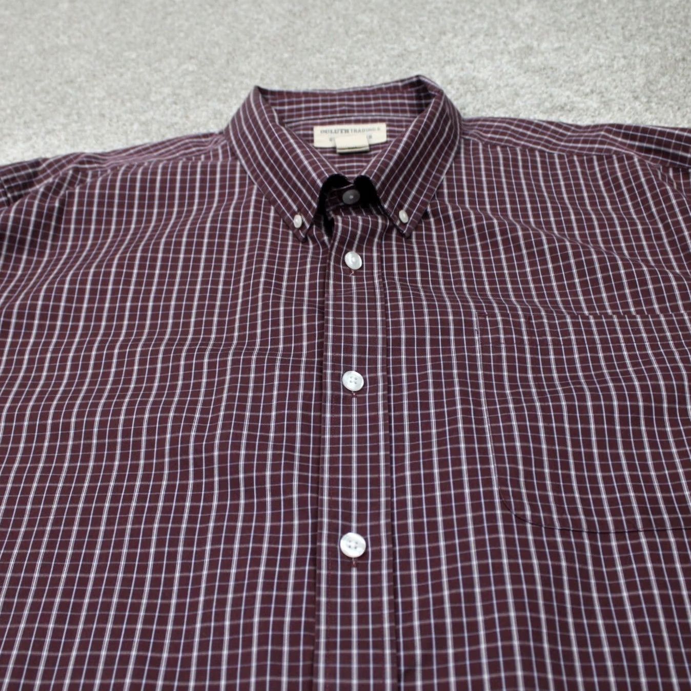 Vintage Duluth Men Shirt 3XL Red Check Button-Down L/S Cotton Relaxed Fit Vintage? No Size US XXL / EU 58 / 5 - 3 Thumbnail