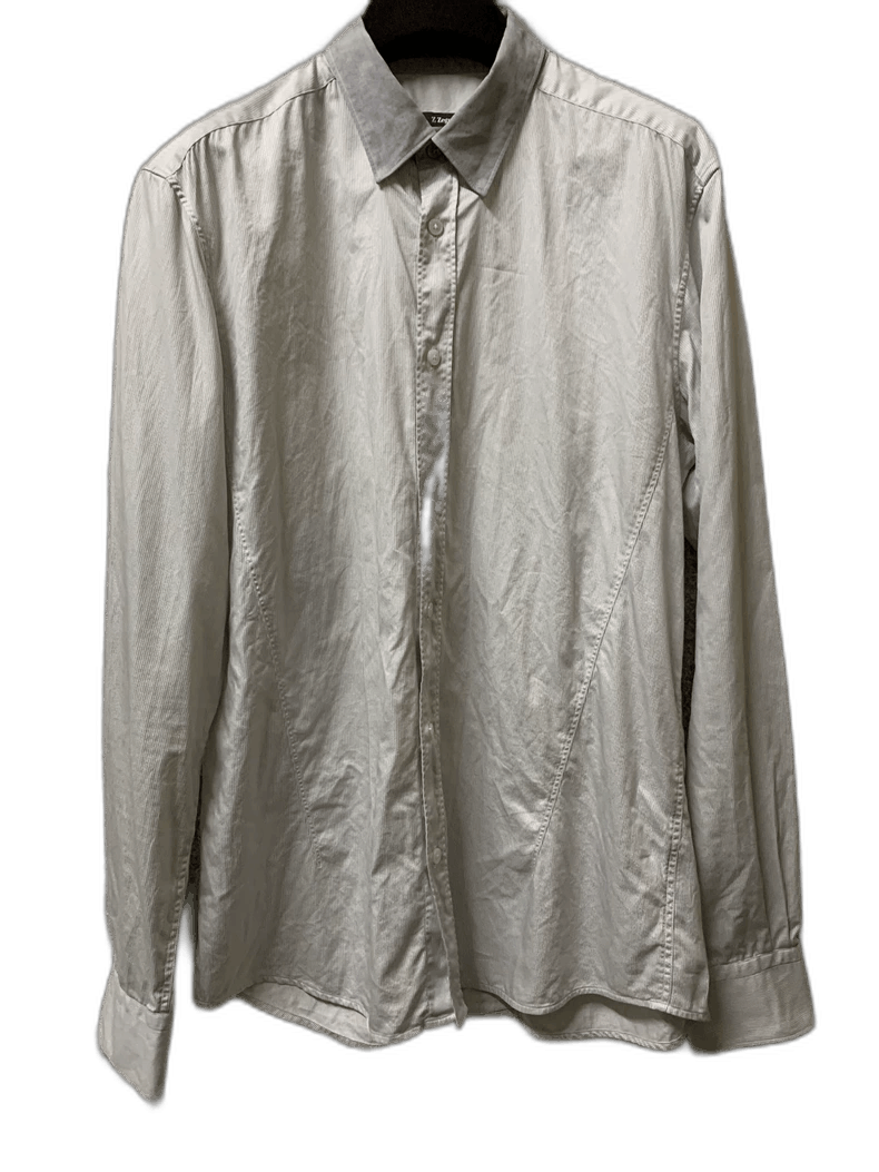 Ermenegildo Zegna Ermenegildo Zegna Men's Long Sleeve Shirt Size US L / EU 52-54 / 3 - 1 Thumbnail