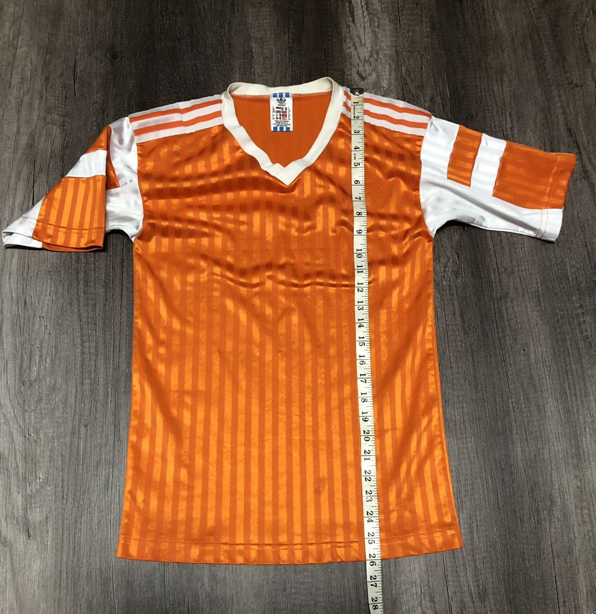Adidas × Vintage Vintage Jersey Adidas Rare 100% Polyester Made in U.S.A Size US S / EU 44-46 / 1 - 3 Thumbnail
