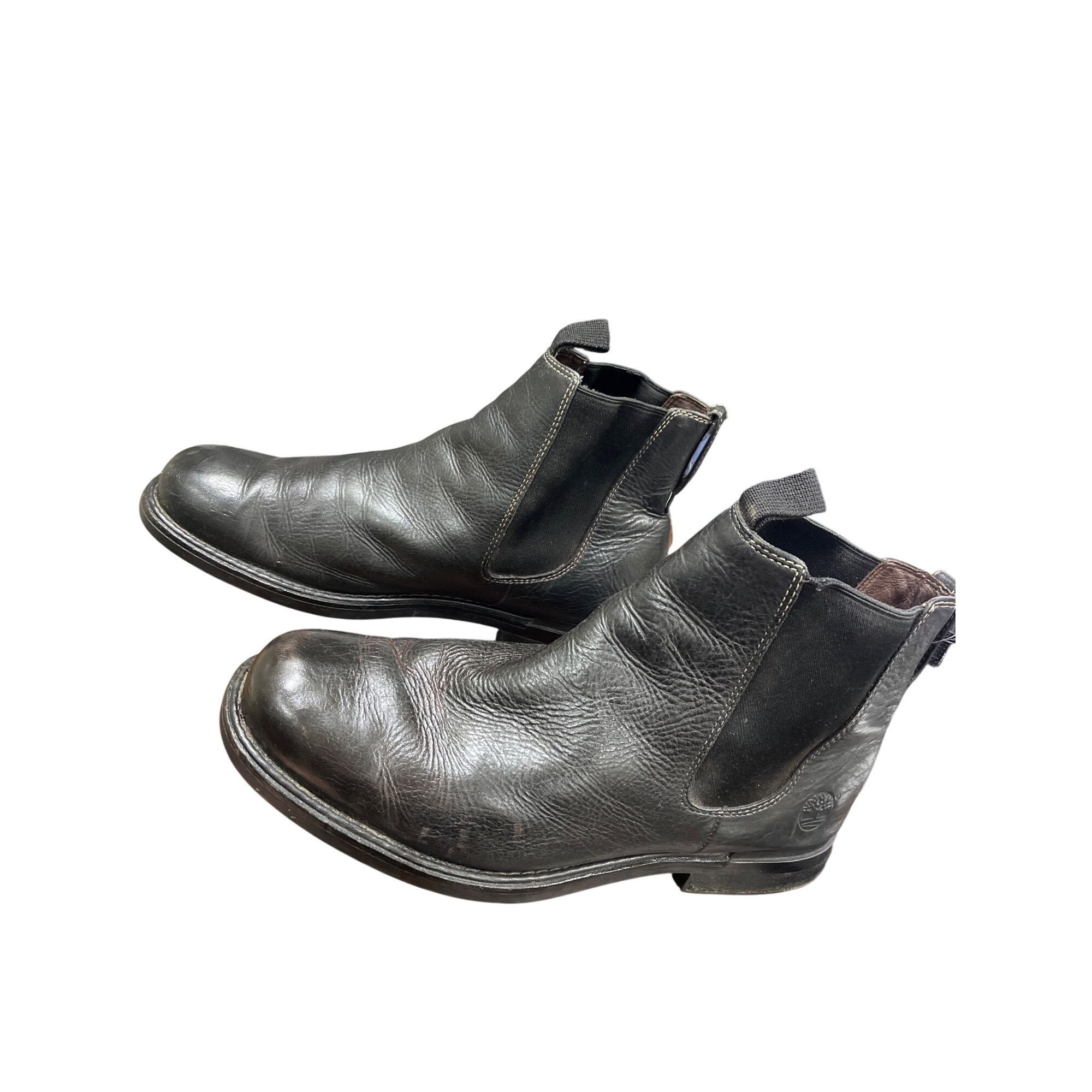 Timberland Timberland mens brown leather chukka ankle boots sz 12W SKU Size US 12 / EU 45 - 4 Thumbnail