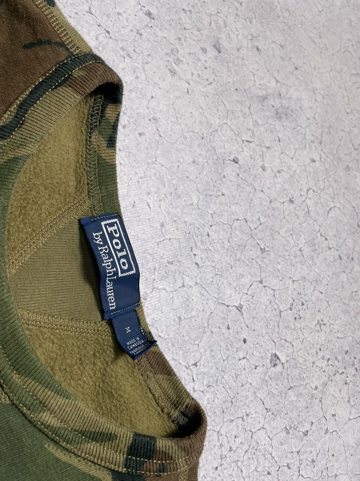 Polo Ralph Lauren Polo Ralph Lauren Vintage Big Logo Y2K Camo Sweatshirt Rare Size US M / EU 48-50 / 2 - 7 Thumbnail