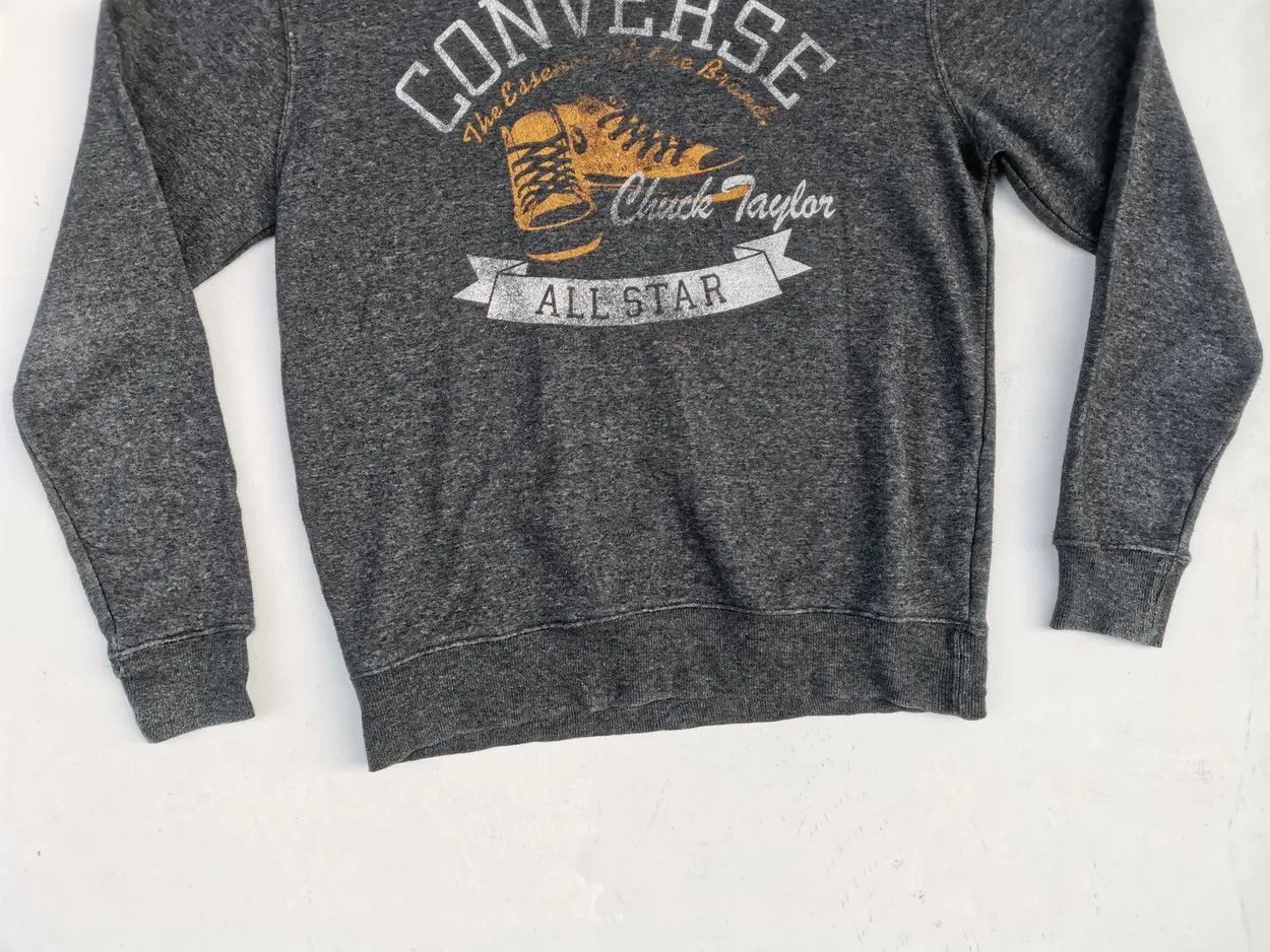 Converse Rare!!! Converse All Star Chuck Taylor Sweatshirt Size US M / EU 48-50 / 2 - 11 Thumbnail
