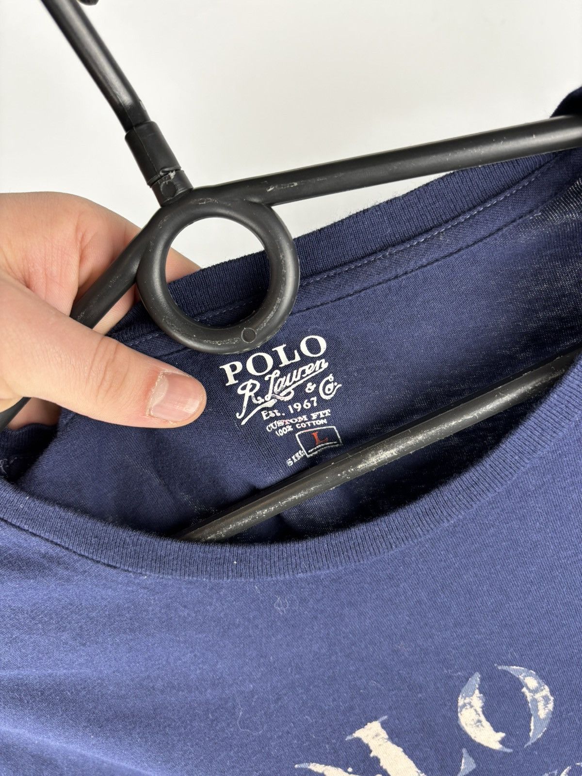 Polo Ralph Lauren × Ralph Lauren Polo Ralph Lauren Big Logo T Shirt size L Size US L / EU 52-54 / 3 - 3 Thumbnail